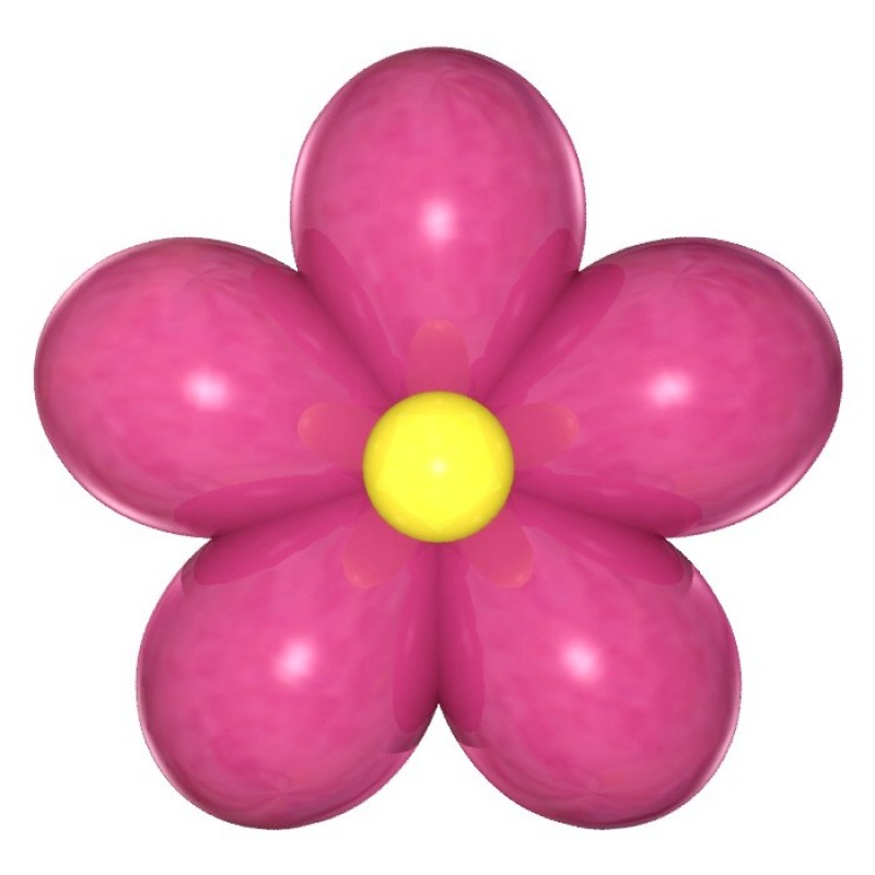 Цветок из 5 шаров