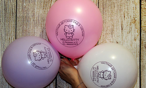 Печать на воздушных шарах