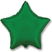 Фольгированная звезда большая Зелёный / Green