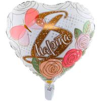 Сердце 8 марта розы