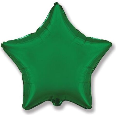Фольгированная звезда большая Зелёный / Green