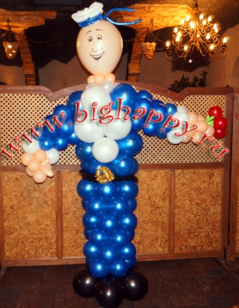 Моряк из воздушных шаров