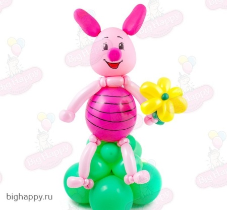 Пятачок из воздушных шаров