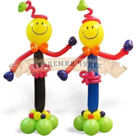 Фигура из шаров Болик и Лелик