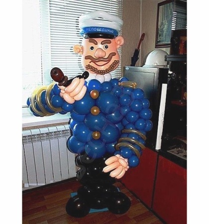 Моряк из шаров