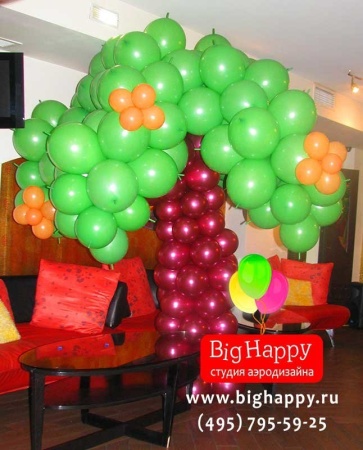 Дерево из шаров