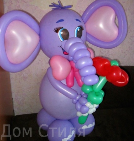 Слоник с цветочком
