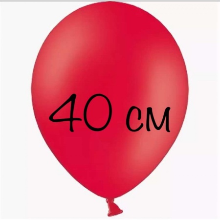 Воздушный шар 40 см красный