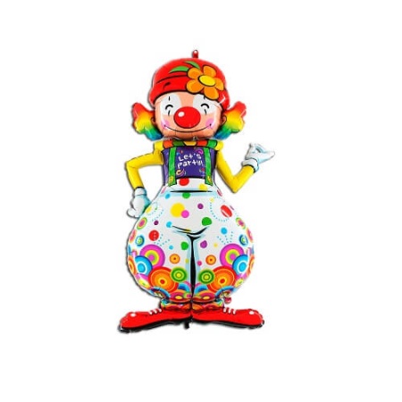 Фигура из Фольги Клоун (160см)