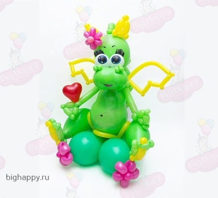 Дракон из воздушных шаров
