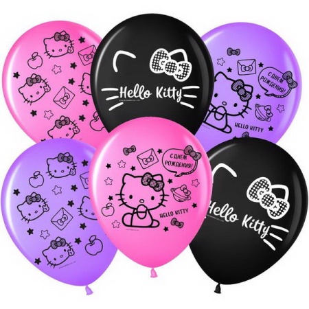 Латексные воздушные шары Hello Kitty