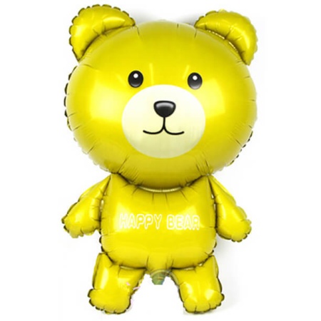 Фигура из Фольги Мишка Жёлтый (91см)