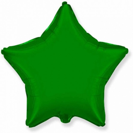 Фольгированная звезда Зелёный (46см)
