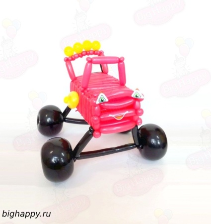 Машинка из шаров