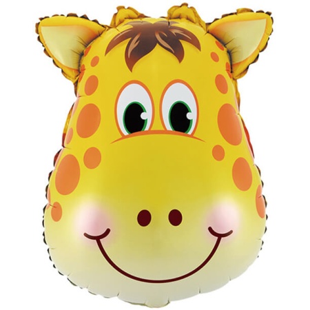 Фигура из Фольги Голова жирафа (64см)